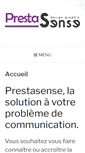 Mobile Screenshot of prestasense.com